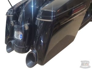 50 CAL- SLIP-ON MUFFLERS-HD-TOURING BLACK 95-UP