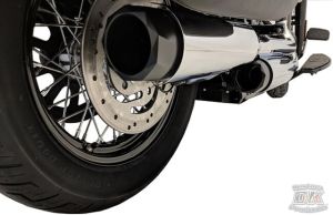 TAB Performance M8 Softail Short Chrome Tip Compatible Exhaust Pipes