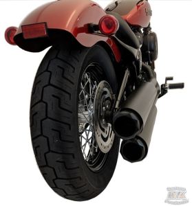 TAB Performance M8 Softail Long Chrome Tip Compatible Exhaust Pipes