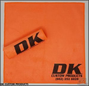 DK Custom Products Lint Free Microfiber Towel Motorcycle Harley Paint Chrome