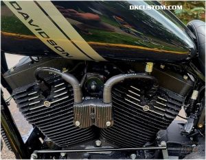 Harley-Davidson 2007-Up Dyna Coil Relocation Kit Plug-N-Play DK Custom Twin Cam Carbed MADE IN THE BETTER LOOK ~ BETTER AIR-FLOW Black POWDER COAT Finish