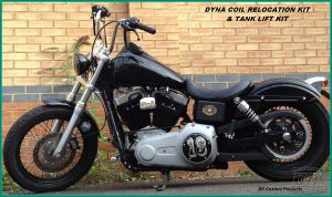 PREMIUM 2" TANK LIFT KIT FITS HARLEY-DAVIDSON ALL DYNA MODELS 1999-Up Super Glide, Super Glide Custom, Street Bob, Low Rider, Wide Glide, Fat Bob DK Custom Products