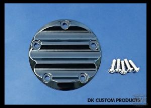 DK Custom Harley Points Timing Cover Billet Aluminum Black Evo Sportster Twin Cam M8 Milwaukee Eight
