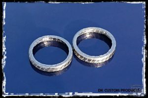 DK Custom Pair of Exhaust Gaskets for Harley Sportsters & Twin Cams Sportster - Evo - Twin Cam Harley