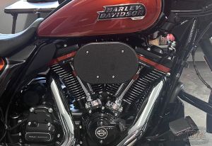 Harley Gen II Milwaukee-Eight NEXGEN™ 828 HiFlow Air Cleaner w/ MVB ~ WRINKLE BLACK