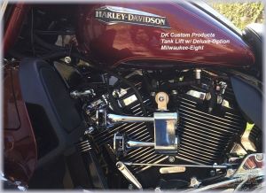 DK Custom Harley Touring Bagger Trike Tank Lift Kit Better Air Flow Cooling