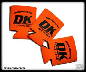 DK Custom Products 2 wheels move the soul Koozie Harley-Davidson Drink