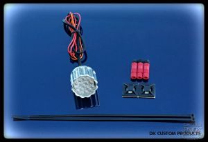 DK Custom LED Tail Light Billet 22LR Super Bright Running Light Brake Light Harley Sportster Dyna