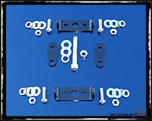 Low Mount Headlight Relocation Kit -Sportster - Dyna - Softail