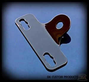 DK Custom Products Harley Sportster Dyna Softail License Plate Relocation Relo Bracket 22LR LED Tail Light Brake