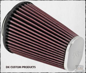 Harley Davidson DK Custom AEM DRYFLOW K&N Performance Intake Replacement Air Filter Outlaw Air Cleaner System EBS Roadster High Flow M-8 Milwaukee-Eight Softail Twin Cam Dyna 72 48 Big Twin Evo Nightster Iron Stage I Ness Big Sucker 587 425 606 Pro Bill