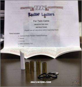 Rocker Lockers Rocker Shaft Locks Rockout For Harley-Davidson Twin Cam Motors DK Custom Products Eliminate valve train ticking