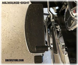 DK Custom Harley Floorboard Extension for Trikes Tri-Glide Touring Bagger Street Glide Freewheeler Reduce felt Heat