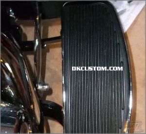 DK Custom Harley Floorboard Extension for Trikes Tri-Glide Touring Bagger Street Glide Freewheeler Reduce felt Heat