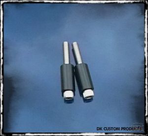 DK Custom Left Side Passenger Comfort Peg Extensions 1.5" 2014 Sportster Nighster iron 48 Harley Davidson Swingarm