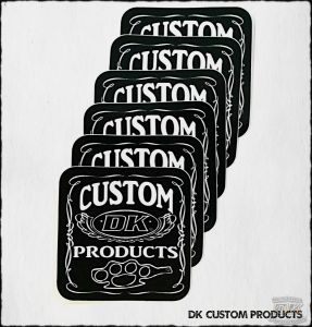 DK Custom Products Vinyl Stickers Knuckle Harley-Davidson