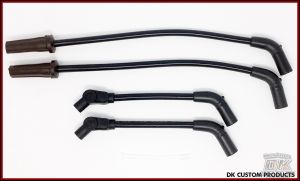 DK Custom 409 PRO RACE Spark Plug Wires - Ready to Install Taylor High Performance Maximum Fire Power Silicone ECM M8 Milwaukee Eight Harley Davidson