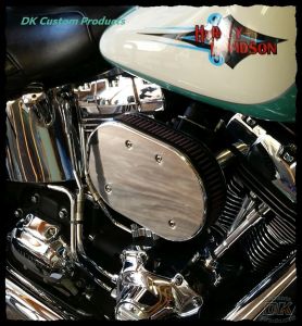 DK Custom Stage I 1 one HiFlow High Flow Performance Air Cleaner 828 Outlaw Twin Cam K&N External Breather EBS Machine Cut