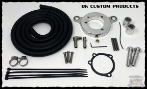 Harley Davidson Transformer External Breather System Sportster & Big Twin Evo DK Custom Outlaw air cleaner EBS Roadster  high flow M-8 milwaukee-eight softail twin cam dyna 72 48 Big twin evo nighster iron catch Can
