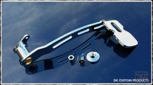 DK Custom Harley EXTENDED BRAKE LEVER Forward Lower SoftBrake Soft Brake E-Z Brake Kuryakyn