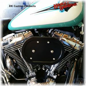 DK Custom Stage I 1 one HiFlow High Flow Performance Air Cleaner 828 Outlaw Twin Cam K&N External Breather EBS Naked