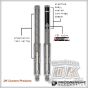 DK Custom Front Suspension - Progressive Monotube FST Asymmetric Fork Cartridge System Harley 14+ Touring & Trike More Comfortable Ride suspension