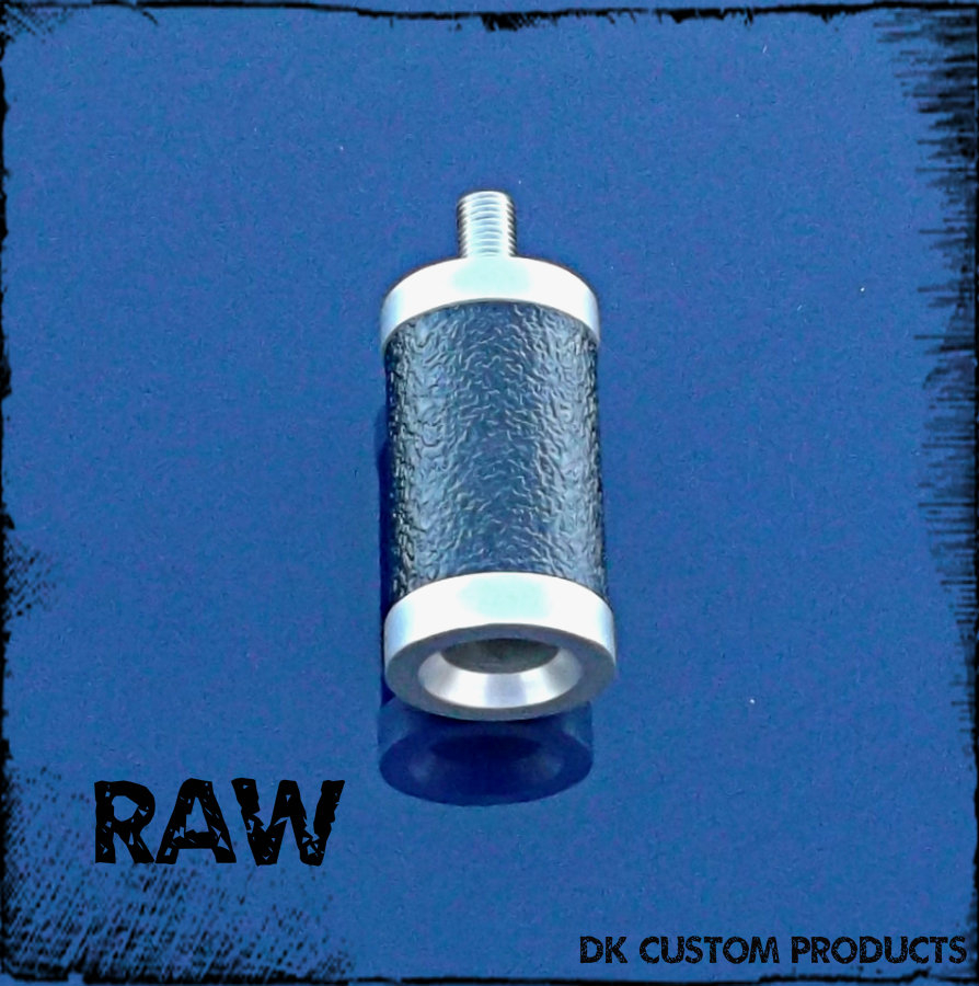 Raw 6061 Aluminum Gripper Shift Peg & Heel Rest Harley