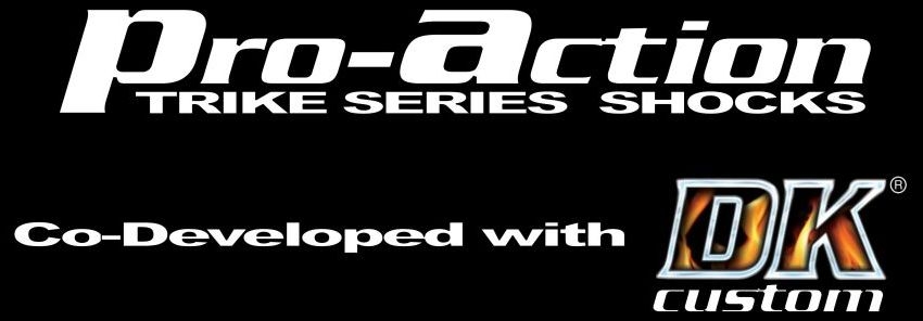  Tri-Glide Comfort Lift Kit Harley-Davidson DK Custom Products no more dragging pipes Level out Pro-Action/DK Custom Trike Series Shocks