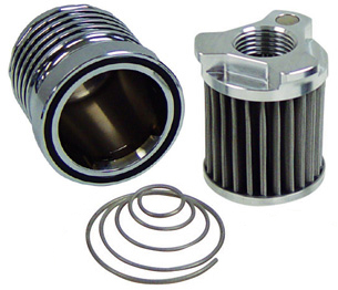 OUTLAW High Performance Cleanable Oil Filter in Polished Finish